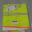 Security Vest for Men Women Reflective Safety Vest with 5 Pockets and Front Zipper Mesh High Visibility Vest Meets ANSI/ISEA 107-2015 Standards (Yellow-22, X-Small)