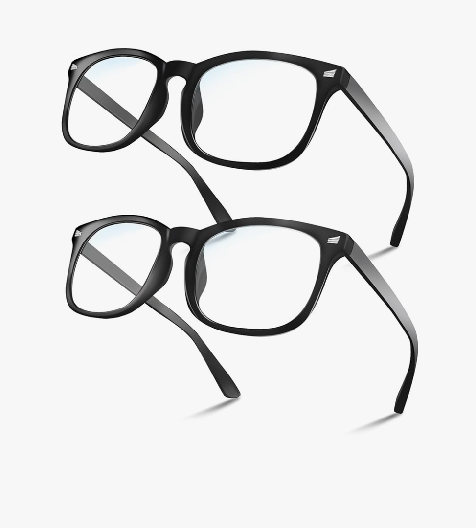 NZKNP Blue Light Glasses for Women and Men - Blue Light Protection, Fake Glasses