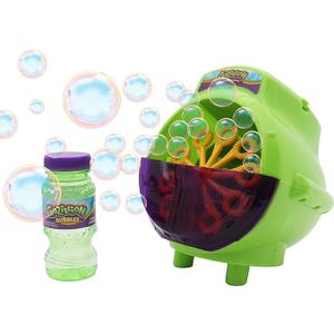Gazillion Bubbles, Hurricane Bubble Making Machine  Portable Bubble Maker  Instant Bubble Creation  Outdoor Toy for Kids  4 oz. Bubble Solution Included  Ages 3+