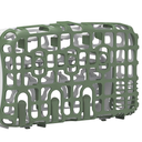 Dr. Brown's Dishwasher Basket for Small Baby Bottle Parts, Pacifiers, and Accessories, Clean, Store and Organize Newborn Essentials, BPA Free, Green