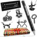 Fidget Pen Gifts, Gifts for Men, Gifts for dad, Mens Gifts, Gifts for him, Novelty Toy Gifts for Men, for Men (Black)