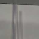 AmazerBath 3 PCS Shower Door Bottom Seal for 3/8 Inch Glass - (15.75 Inches x 3), 3 Section Segmented Shower Installation Kit Frameless Glass Door Seal Strip