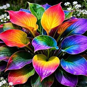 115+ Hosta Seeds for Planting - Perennial Shade Loving Foliage Plants, Hardy Garden Greenery for Shaded Areas, Ornamental Hostas for Yard and Landscape Decor