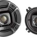 Polk Audio DB402 DB+ Series 4 Inch Speakers Car Audio with Marine Certification, Car Coaxial Speakers, Black