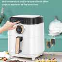 Air Fryer, ALLCOOL Airfryer Oven 8QT Large Air Fryer 1700W 8-in-1 with Touch Screen Air Fryers Dishwasher Safe Nonstick Tray Freidora de Aire 32 Recipes BPA & PFOA Free White Air Fryer