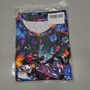 Funnycokid Girls Dress Size 8-9 Long Sleeve Butterflies Kids Neon, L