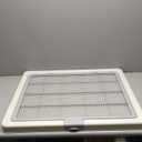 Smart Paws Large 76X62CM Pet Training Tray,Pet Training Pads Holder,Pet Toilet (Grey) (29.92x24.4 Inch (Pack of 1))