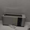 Mueller UltraToast Full Stainless Steel Toaster 2 Slice, Long Extra-Wide Slots with Removable Tray, Cancel/Defrost/Reheat Functions, 6 Browning Levels with LED Display, Housewarming Gifts New Home