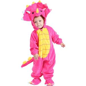HSCTEK Baby Dinosaur Costumes Newborn, Infant & Toddler Boys Girls (12-18 Months, Pink Triceratops)