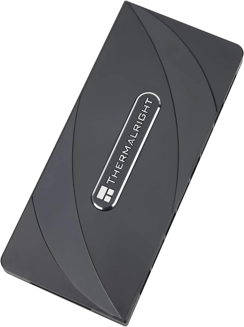 Thermalright ARGB Fan HUB Controller Support 8 Groups of Fans, 8-Port 4 Pin PC Fan Controller, 5V-3Pin ARGB Hub, Strong Paste+Magnetic Suction, SATA Power Cord (12V 4-pin RGB is not Supported)