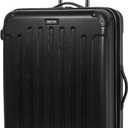 Kenneth Cole REACTION Renegade Luggage Expandable 8-Wheel Spinner Lightweight Hardside Suitcase, Black, 28-Inch Checked
