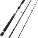 E Series - Conqueror 3-Piece Spinning Rod Portable Graphite Spinning Fishing Rod Heavy Fishing Rod Spin (30-50 Lbs)