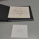 Lamare Funeral Guest Book for Memorial Service  Elegant Celebration of Life Guest Book and in Loving Memory Guest Book - Condolences Book for Funeral (Black)