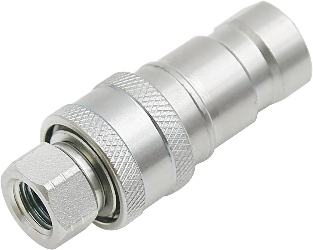 Hydraulic Quick Coupler Set 7J612-66323(Female) K2581-66220(Male) Replacement for Kubota, 1/4'' NPT
