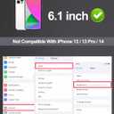 GIGIKISS 2 Pack Matte Screen Protector for iPhone 14 Pro -6.1 inch, Anti Fingerprint Anti Glare Screen Protector Tempered Glass Easy Installation