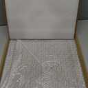 Quilting Ruler- 12.5 * 12.5" Slotted Rulers for Quilting and Sewing Quilt Strip Rulers for Fabric Precise Cutting (White)