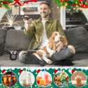Yoiemivy Dog Dad Gifts for Men Dog Lovers Gifts 12 oz Stainless Steel Insulated Tumbler with Bottle Opener Socks Keychain Funny and Unique Gift for Dad Dogs Lovers Father's Day Christmas Gift