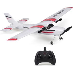 GoolRC RC Plane, 2.4GHz 2 Channel Remote Control Airplane, EPP Foam Airplane Glider, Easy to Fly RC Aircraft for Beginners and Adults