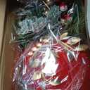 Amyhill 2 Pcs 13.8'' Large Red Christmas Ball Ornament for Porch Front Door