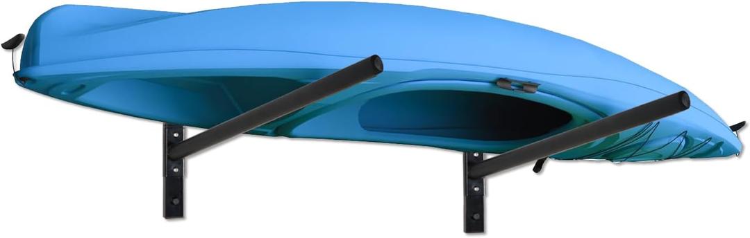 Kayak Storage Rack, Adjustable Wall Mount for Kayak, Canoe, Paddle Board, Heavy-Duty Kayak Wall Rack for Indoor and Outdoor