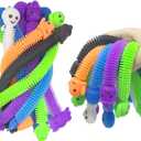 12 Halloween Stretchy Strings Sensory Fidget Toys Pack Great for Kids Students Stress Relief and Anti-Anxiety Toys Assortment Halloween Party Favors (Halloween)