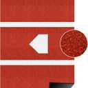 ZivPlay Baseball Batting Mat Hitting Mat Turf with Batters Box and Home Plate for Outdoor Batting Cage Baseball and Softball Stance Practice 6 x 4 Ft Mat with Antislip Rubber Backing Clay Color