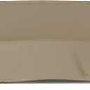 Covers & All Curved Outdoor Couch Cover, 12 Oz PVC Tear & UV Proof, Waterproof Outdoor Patio Furniture Set Cover with Air Pockets & Drawstrings (90"L x 34"W x 32"H x 46"FL, Beige)