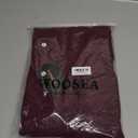 WOOSEA Women Sleeveless Deep V Neck Split Loose Sexy Plain Long Maxi Casual Dress Size L