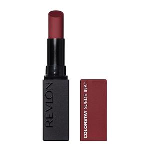 Revlon Lipstick, ColorStay Suede Ink, Built-in Primer, Infused with Vitamin E, Waterproof, Smudge-proof, Matte Color, 019 In the Zone, 0.09 oz