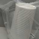 Bathroom Trash Can, 3 Pack 1.8 Gallons Small Trash Can with Trash Bags, Bathroom Garbage Can, Plastic Trash Bin, Round Waste Basket for Living Room, Bedroom, Office, Kitchen, Compact Space (White)