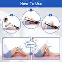 JFMkaer Knee Replacement Recovery Aids After Surgery - Multifunctional Knee Rehabilitation Equipment, Improve Mobility and Flexibility for Knee Pain