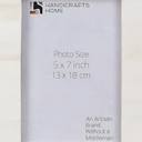 Handicrafts Home 5x7 White Picture Frame for Christmas Decor & Holiday Gifting, Handmade Photo Frame for Modern Home Decor, Farmhouse Wall Decor, Boho Shelf, Vintage Bone inlay Frames for Living Room (Classic Plain White)