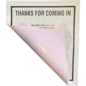 AutoMat Heavy Duty Premium Reinforced Plastic Coated Disposable Paper Automotive Floor Mat (Case of 100)