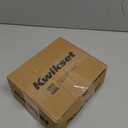 Kwikset Tustin Entry Door Handle with Lock and Key, Secure Keyed Reversible Lever Exterior, For Front Entrance and Bedrooms, Matte Black, Pick Resistant Smartkey Rekey Security and Microban