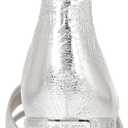 Franco Sarto womens Nora Ankle Strap Low Block Heel SandalHeeled Sandal (9.5, Silver Metallic)