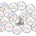 324 Retirement Kisses Stickers, Chocolate Drops Labels Stickers for Retirement Party, Party Favors Decor for Kisses, Enjoy Happy Retirement. Made in USA