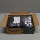 Flexi Hose PLUS with 8 Function Nozzle Expandable Garden Hose, Lightweight & No-Kink Flexible Garden Hose, 3/4 inch Solid Brass Fittings and Double Latex Core, 100 ft Black