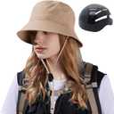 Cycling Helmet for Women with Bike Fashion Breathable Sunscreen Adults Bucket Hats Head Protection Bicycle Hats