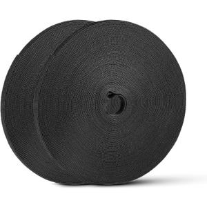 54 Yards x 1/2 Inch Reusable Cable Ties - BSELEYY Adjustable Cord Straps Cable Management Tape Cord Organization Straps Hook Loop Tape Cord Wrap for Home,Office, Wire Bundling (27Yd x 2 Rolls)