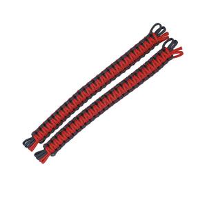 BubbasGarageTv - Universal Paracord Headrest Grab Handles (Red)