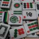 4 Layer American Mahjong Tiles Set with 166 Quality Acrylic Tiles (1.2", Tiles Only), Mahjongg Game Set