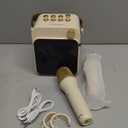 Rhymcore Karaoke Machine with Screen, Voice Changer & Vocal Removal, Portable Karaoke Machine for Adults & Kids 8-12, 6 Sound Modes, 3600mAh Long-Lasting Battery, Wireless Speaker, Gift for Family