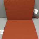 Favoyard Patio Chair Cushions 18 x 18 x 3 Inch Waterproof Outdoor Seat Cushions for Patio Furniture 3-Year Color Fastness Garden Sofa Couch Chair Pads with Handle & Adjustable Straps Set of 2, Spice
