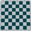 WE Games Original 100% Silicone Tournament Chess Mat - 20 in. Board, Green