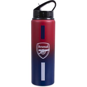 Hy-Pro Arsenal F.C. Team Merchandise 750ml Aluminium Fade Bottle, White, One Size