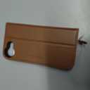 SHIELDON Wallet Case for iPhone 17e & 16e 6.1", Genuine Leather Wireless Charging Detachable Magnetic RFID Blocking Credit Card Holder Kickstand Cover Compatible with iPhone 16e - Saddle Brown