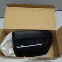 Gloss Black Top Half Side Tow Mirror Cover Cap Fits For 2017 2018 2019 2020 2021 2022 2022 2023 2024 Ford F250 F350 Super Duty Replace HC3Z17D742AA HC3Z17D743AA