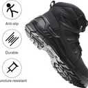 OUXX Men's Waterproof Composite Toe Work Boots, 6 Inch Safety Boot, Slip-Resistant Outsole, Metal Free, ASTM F2413-18 Rated, (OX4603) (Brown)