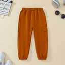 Little Boy Clothes Long Sleeve Sweatshirts+Casual Pants 2PC Fall Winter Outfits (Blue)
