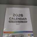 Dunwell Large Wall Calendar 2026, 12x17 (Colorful), Big Grid 12 x 17 Hanging Monthly Calendar with Large Daily Blocks, Premium Paper, Use Jan to Dec 2026